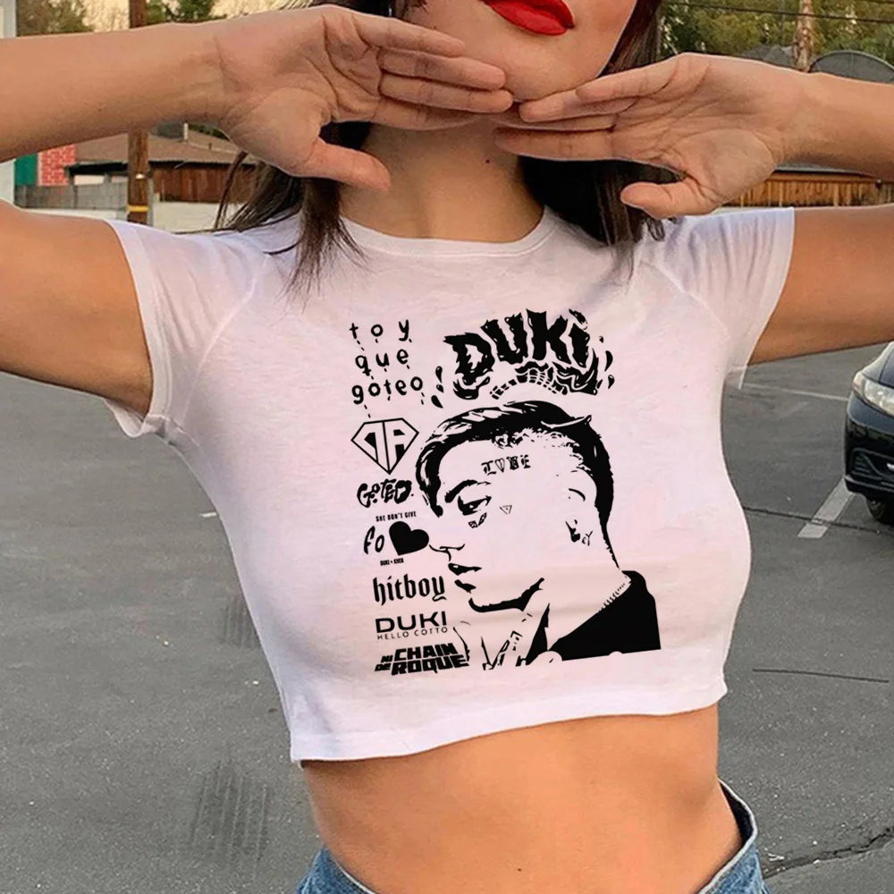 Duki Футболка женская Y2K harajuku комикс одежда Манга