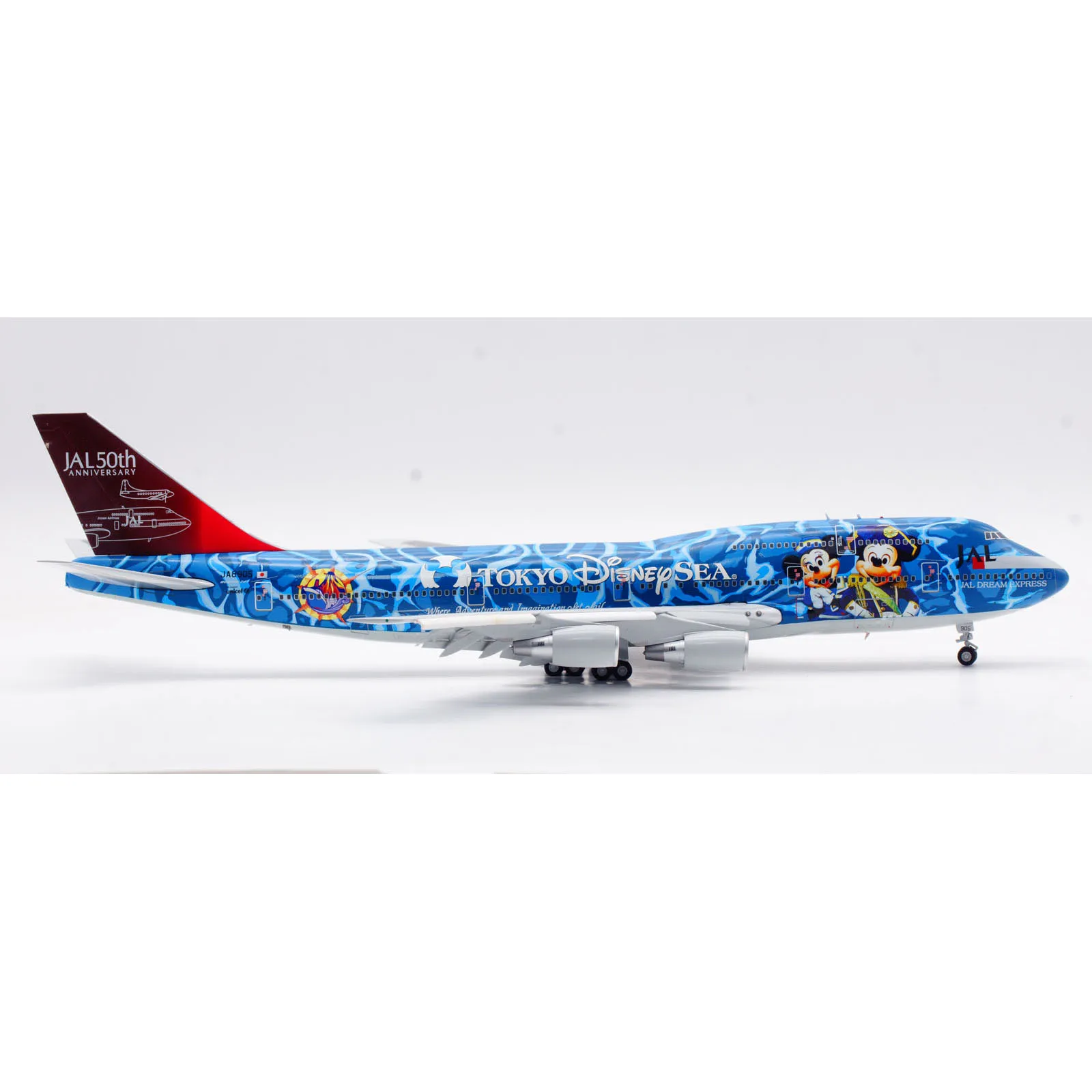 BBOX2531A Коллекционный самолет из сплава в подарок JC Wings 1:200 Japan Airlines Boeing B747-400D Литая