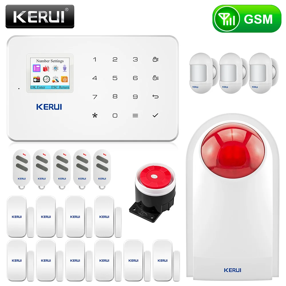 KERUI G18 GSM сигнализация домашняя система безопасности SMS приложение Управление дом