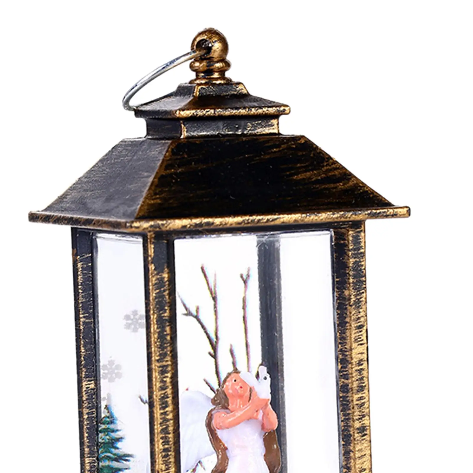 

Рождественский светодиодный светильник, имитация маленького квадратного пламени, ночсветильник дома