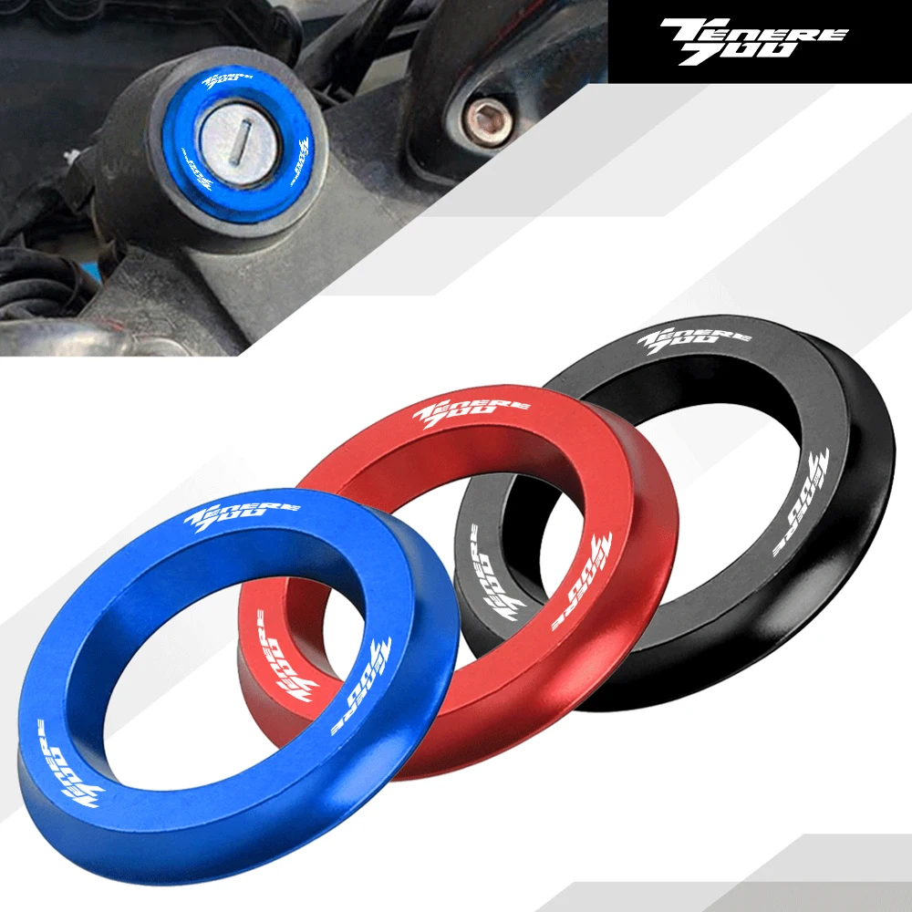 

Motorcycle Ignition Cover Key Switch Ring Decorative Ring CNC Aluminum Accessories FOR YAMAHA TENERE Tenere700 2019-2021 2020