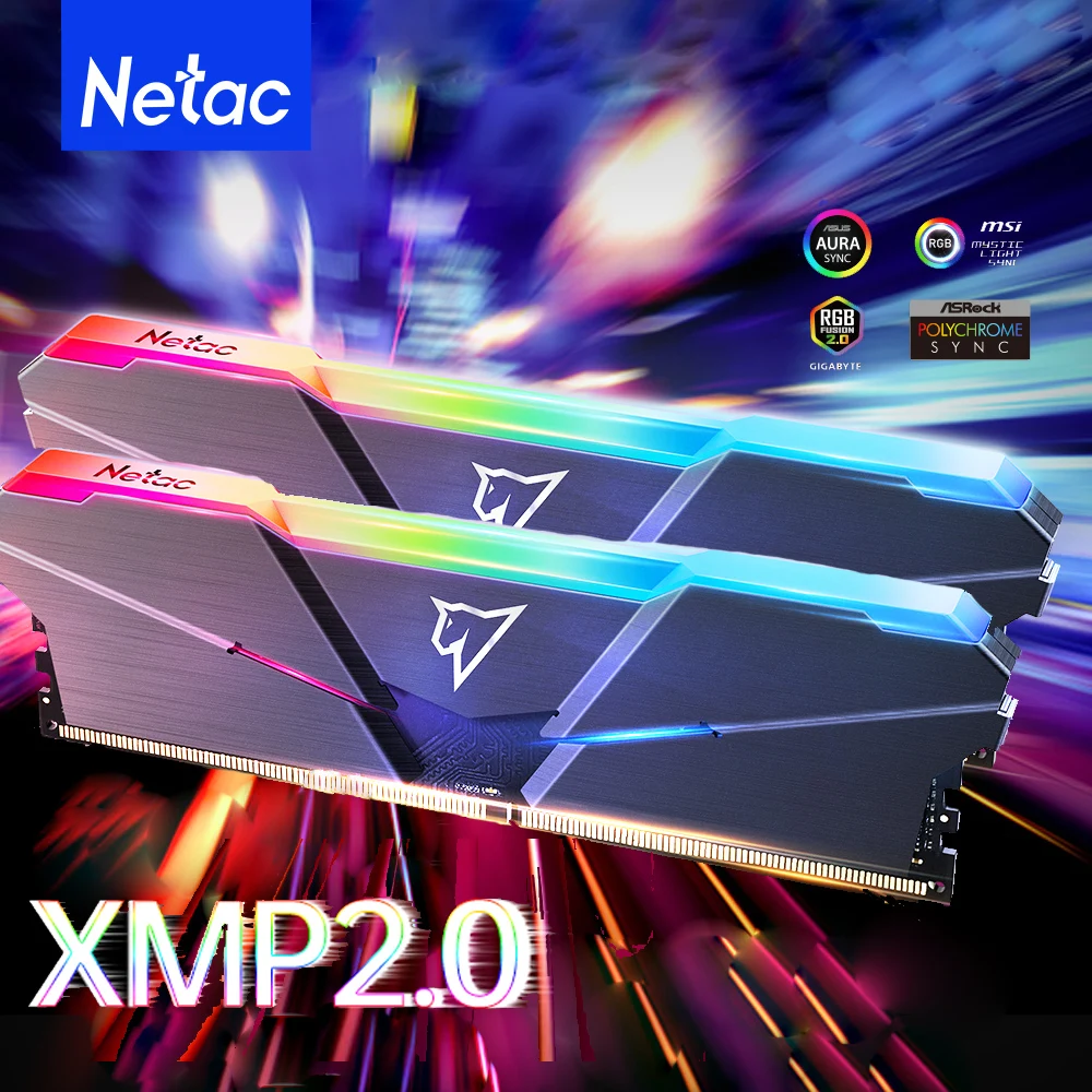 Оперативная память Netac DDR4 DDR5 8 Гб 16 Ddr4 3600 МГц Ddr5 4800 модуль памяти XMP2.0 ОЗУ для