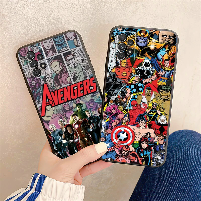 

Marvel Avengers Phone Cases For Samsung Galaxy S20 FE S20 Lite S8 Plus S9 Plus S10 S10E S10 Lite M11 M12 Back Cover Carcasa