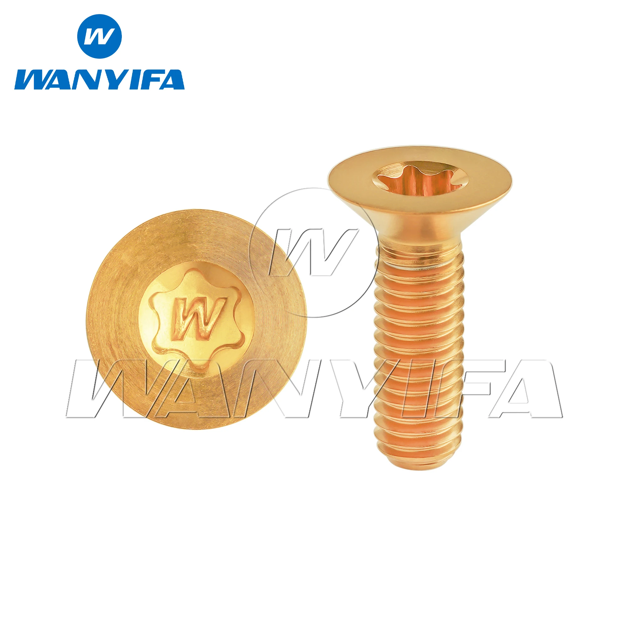 

Титановые болты Wanyifa M4/M5 с потайной головкой Torx