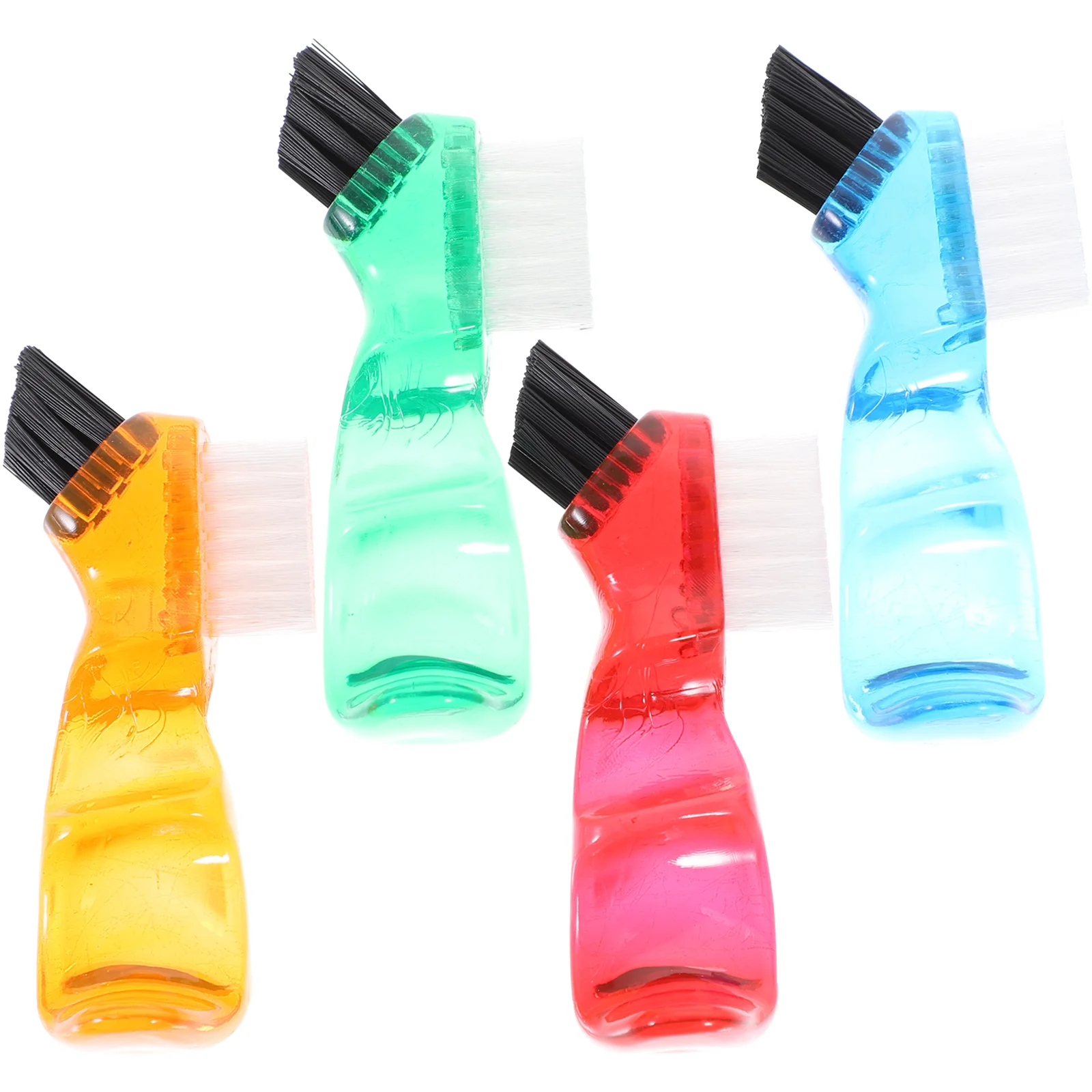 

4Pcs Creative Small Brushes Portable Mini Brushes Double-Head Cleaning Brushes
