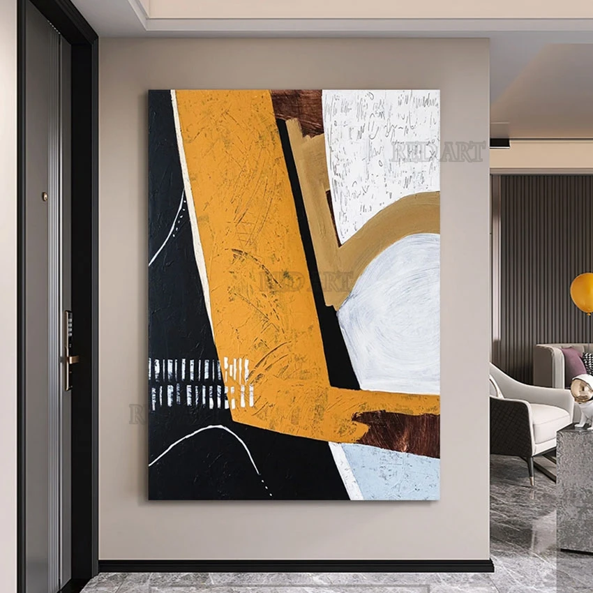 

New Arrival Canvas Wall Picture Artwork Large Size Abstract Colorful Design Oil Painting Frameless Canvas Wall Picture Art