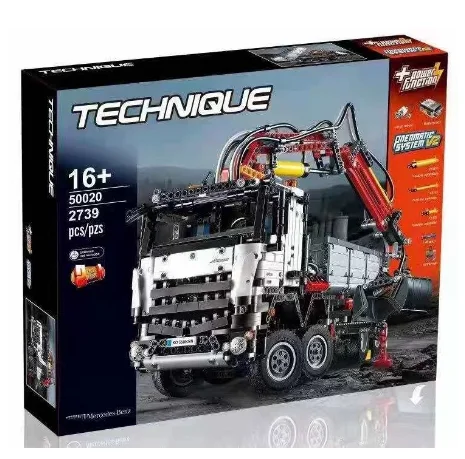 

20005 technical series The Arocs 3245 Truck Car Model Building Block Bricks Compatible with 42043 DIY Arocs Boys Toy Educational