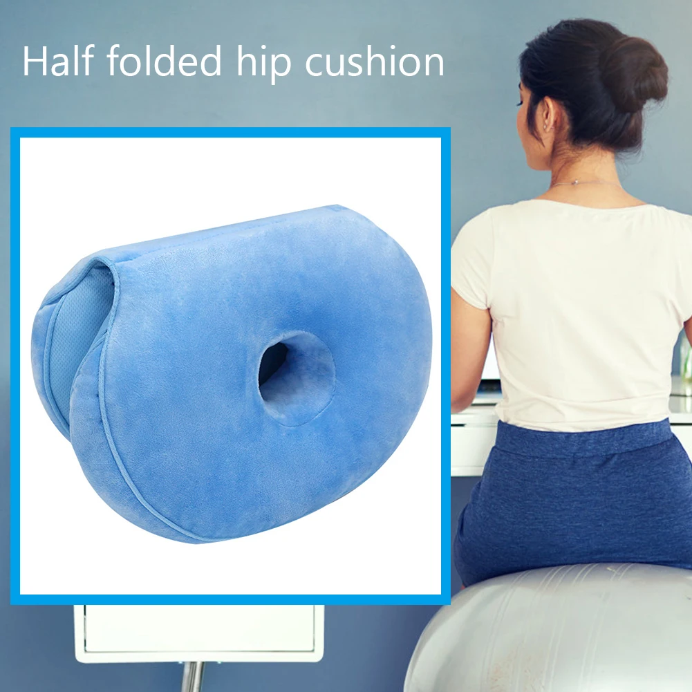 

Memory Foam Cushion Multi-functional Women Dual Comfort Orthopedic Cushion Pelvis Pillow Office Pressure Relief Seat Pillow