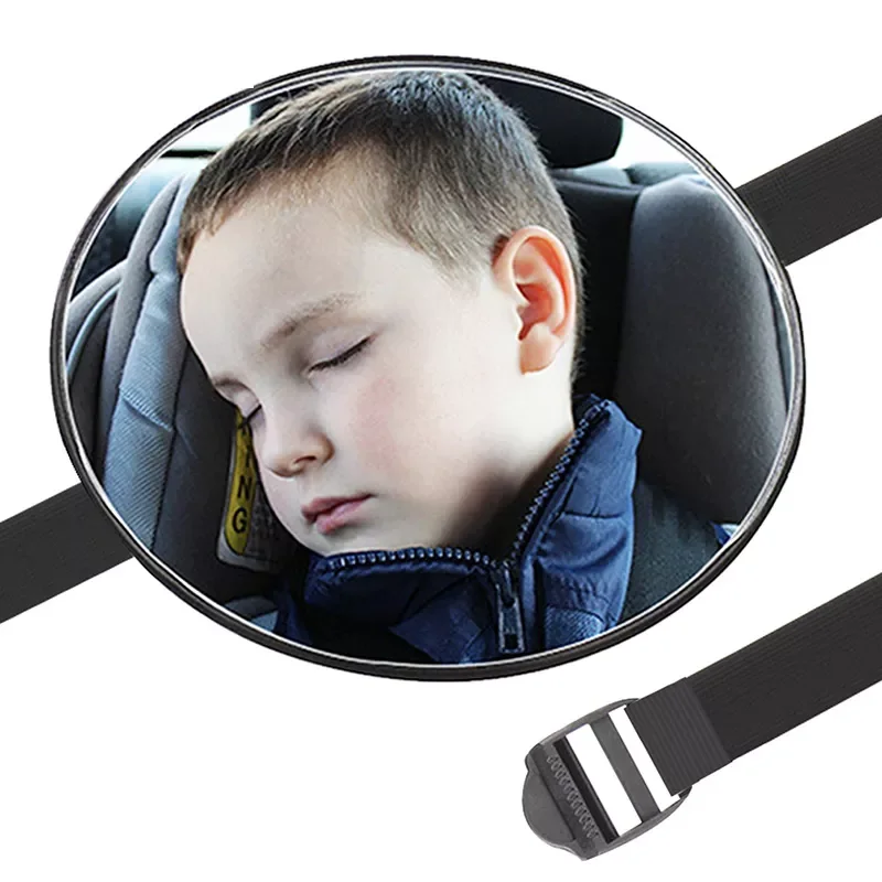 

Car Safety View Back Seat Mirror Baby Car Mirror Children Facing Rear Ward Infant Care Square Safety Kids Monitor 17*17cm