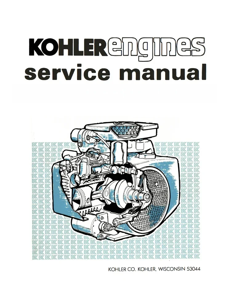 Фото AutoDVD2 Kohler Engine 1,45 ГБ PDF-операторы и руководство по техническому обслуживанию, руководство по обслуживанию №1
