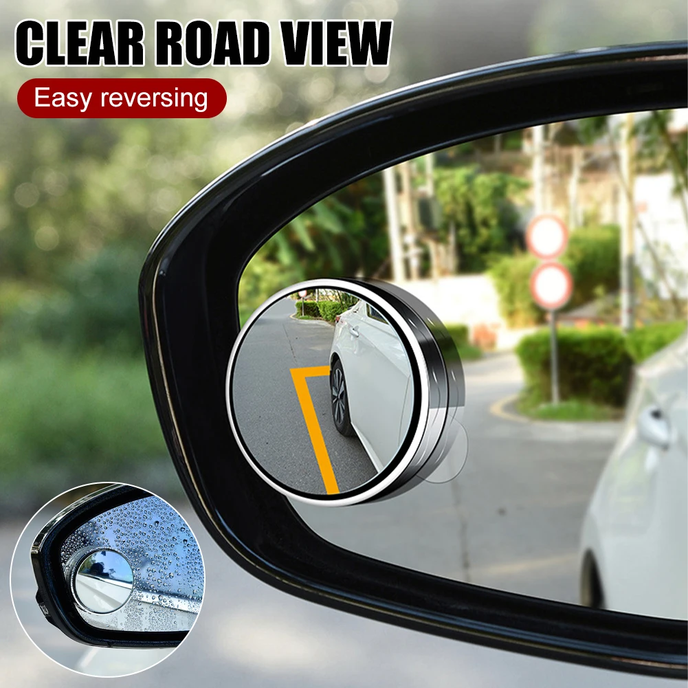 

Universal Wide Angle Blind Spot Mirror Suction Cup 360 Degree Adjustable Car Rearview Convex Mirror Reverse Parking Mirror