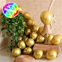 50pcs chrome balloons wholesale 51012inch gold silver red blue colorful pearl luster balloon birthday party wedding ballons