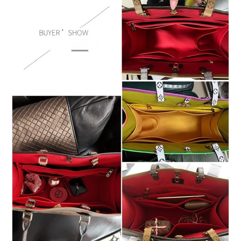 Фото Косметичка для Lv On The Go BB PM MM GM Tote Bag-органайзер вставка №2