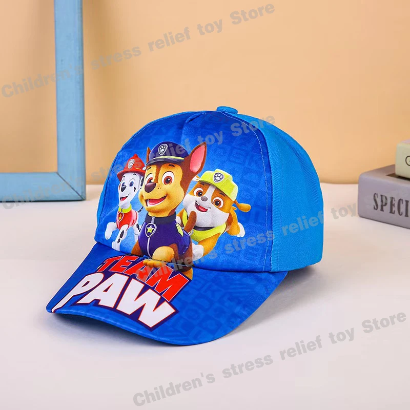 

Paw Patrol Kids Baseball Cap Patrulla Canina Toy Dog Cartoon Anime Action Figure Dog Kids Sun Hat Chase Skye Kids Birthday Gift