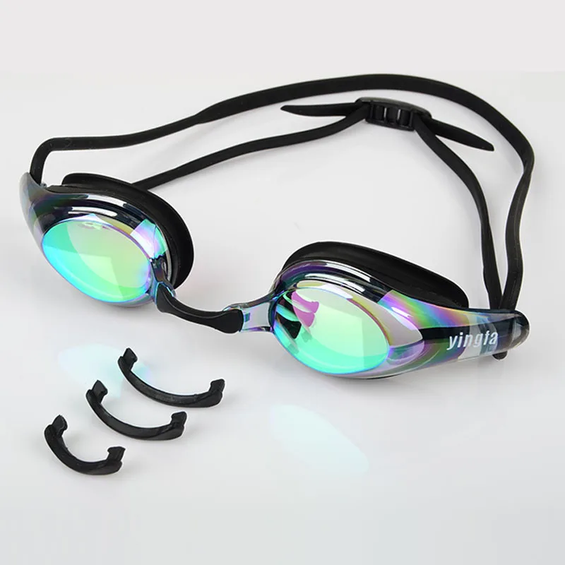 Профессиональные плавательные очки YINGFA HD анти-туман 100% защита от УФ-лучей регулируемые водонепроницаемые очки для серфинга и дайвинга