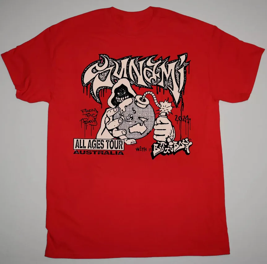 Sunami Band Tour 2024 подарок для фаната футболка всех размеров от S до 5XL