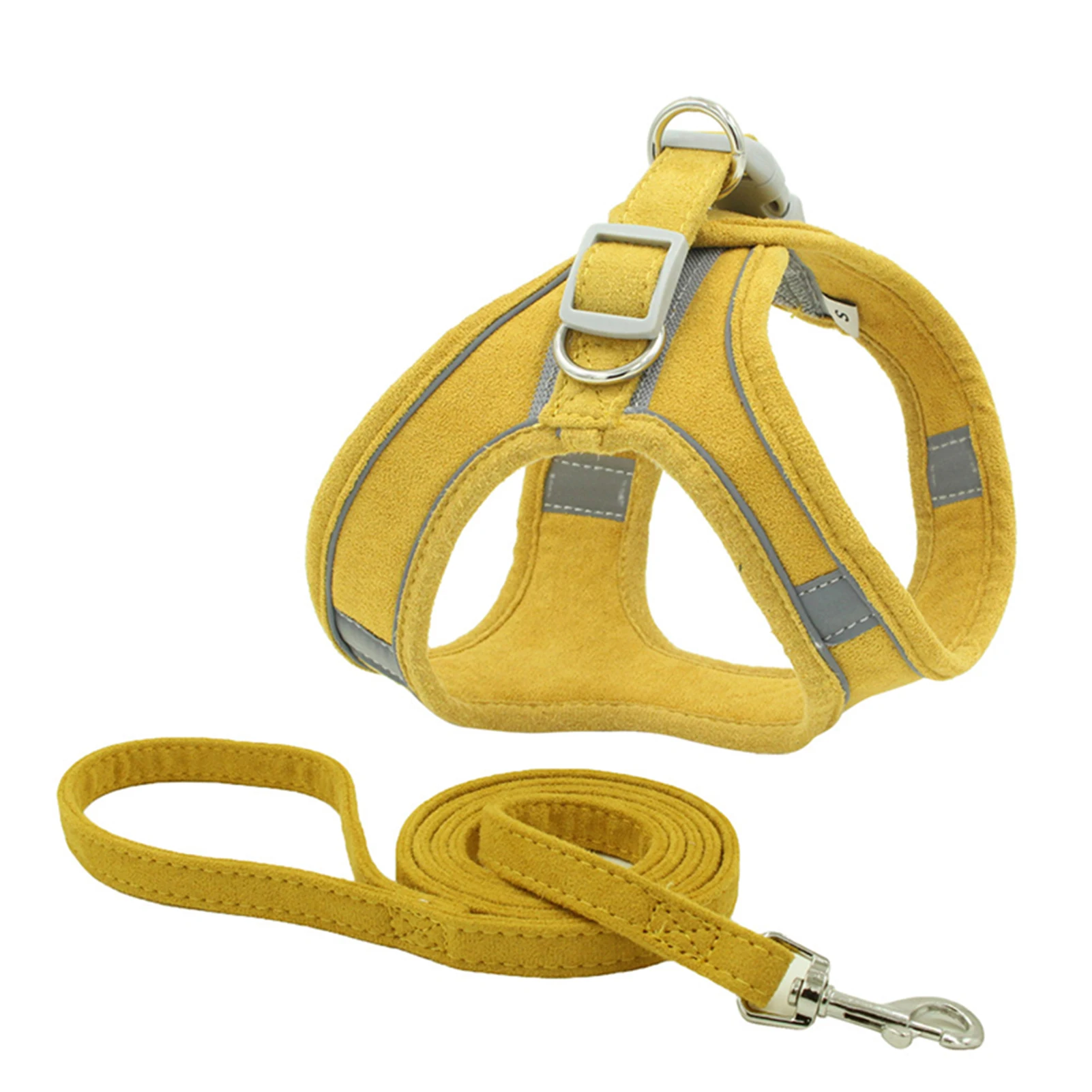 

Cat Harness And Leash For Walking Escape Proof Soft Adjustable Vest Harnesses Breathable Jacket Reflective Design
