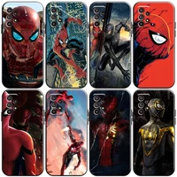 marvel luxury cool phone case for samsung galaxy a01 a02 a10 a10s a20 a22 4g 5g a31 back coque carcasa funda liquid silicon