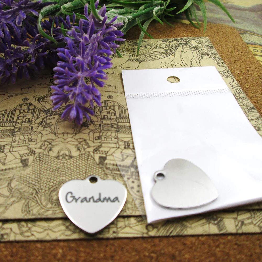 20 шт./лот--подвески из нержавеющей стали &quotgrandma&quot больше стилей для выбора