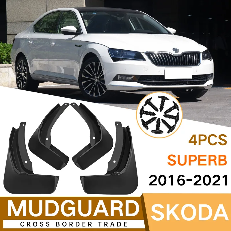 

Автомобильные брызговики для Skoda Superb 3 B8 MK3 3V 2019 ~ 2016 г., переднее и заднее крыло, брызговики, аксессуары для брызговиков 2018 2017