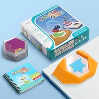early education colorful intelligence game 100 levels space thinking puzzle brain logic reasoning toy layer layer shadow pass