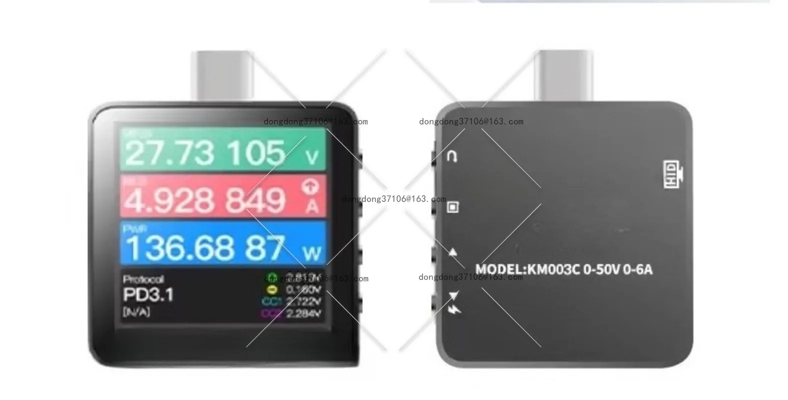 Фото Детектор km003c тестер ChargerLAB powerz kt002 обнаружение протокола №1