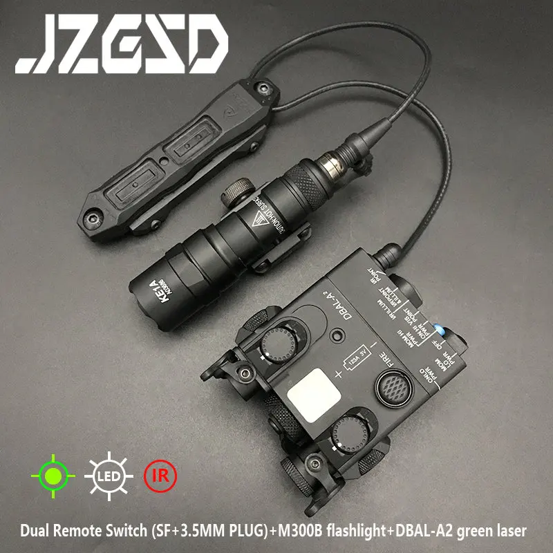 Sotac Цельнометаллический DBAL A2 Красный Зеленый Точечный Оружие Лазерный ИК-лазер SF