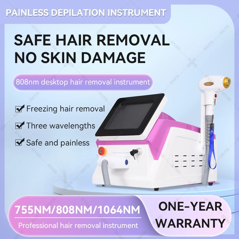 

2023 Newest 2000W 808nm Diode Laser With 3 Wavelengths 755 808 1064 Freezing Point Hair Removal Machine CE Approved