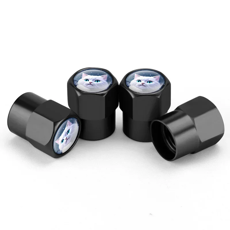 Колпачки клапанов автомобильных колес с мультяшным котом для CHERY ARRIZO 3 4 5 7 TIGGO 8 PLUS