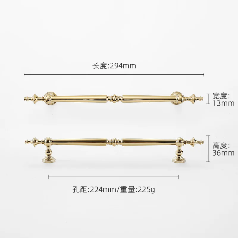 

Золотые латунные ручки для шкафов