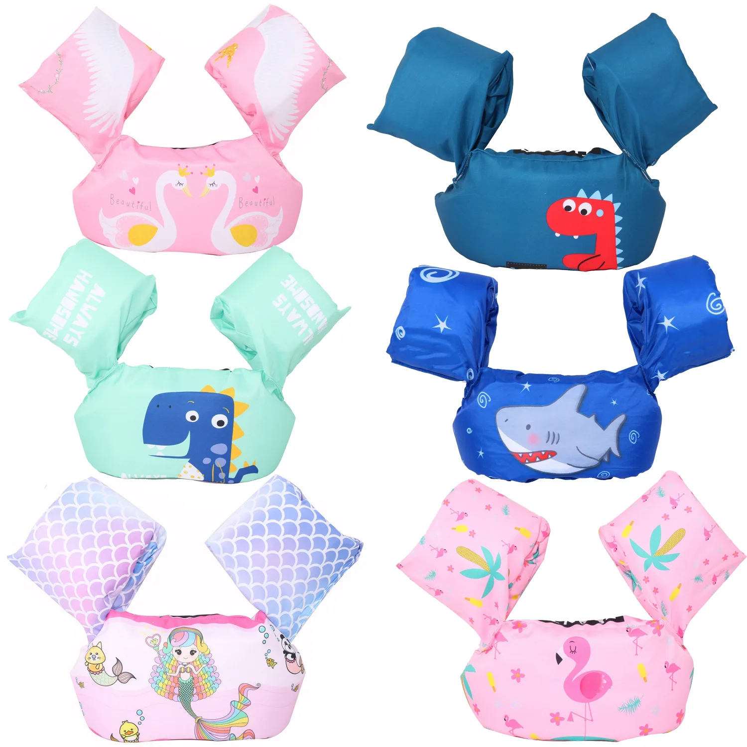 

Baby Float Cartoon Arm Sleeve Floating Ring Safety Life Jacket Swimsuit Foam Swimming Training Floating Pool Float Life Vest