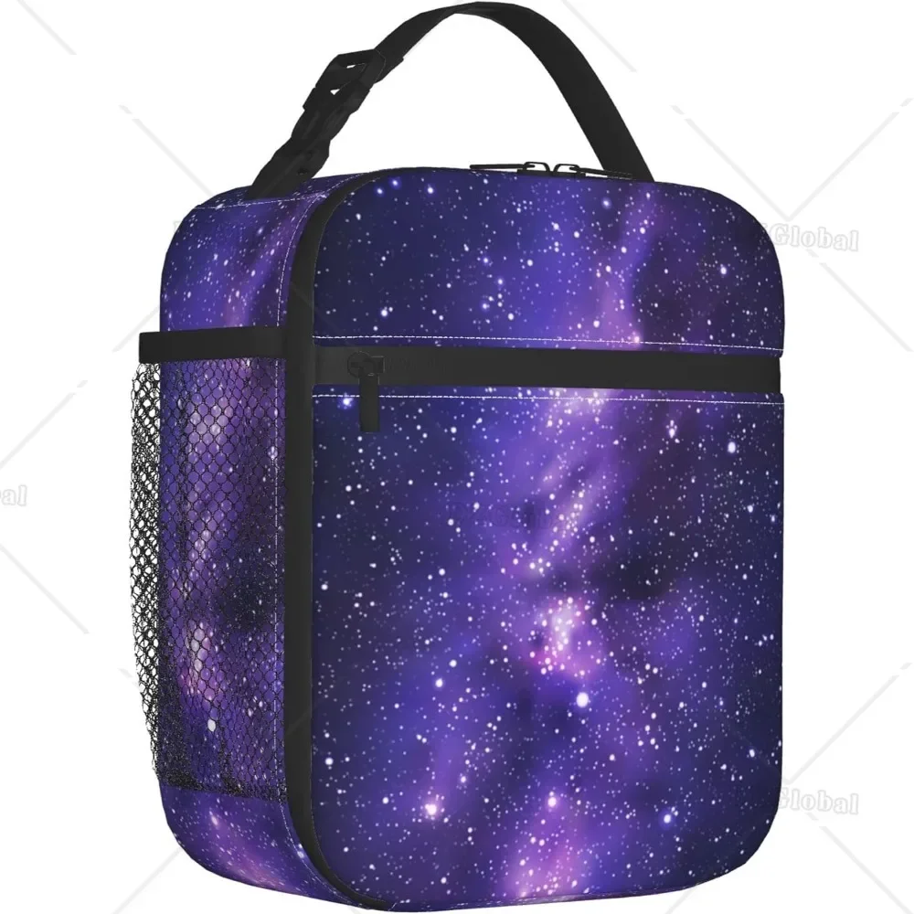 Изолированные сумки для обеда Звездное небо мужчин женщин мальчиков и девочек
