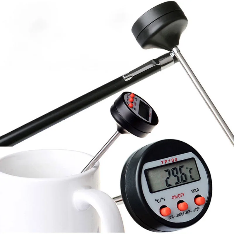 tp100 food milk thermometer electronic digital thermometer for meat cooking probe bbq home kitchen tools 식품 온도