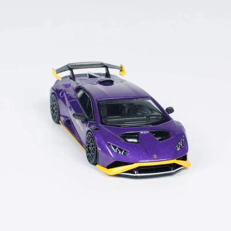 Модель автомобиля Mini GT 1/64 имитация Lamborghini сплав Huracan Sto модель для мальчиков