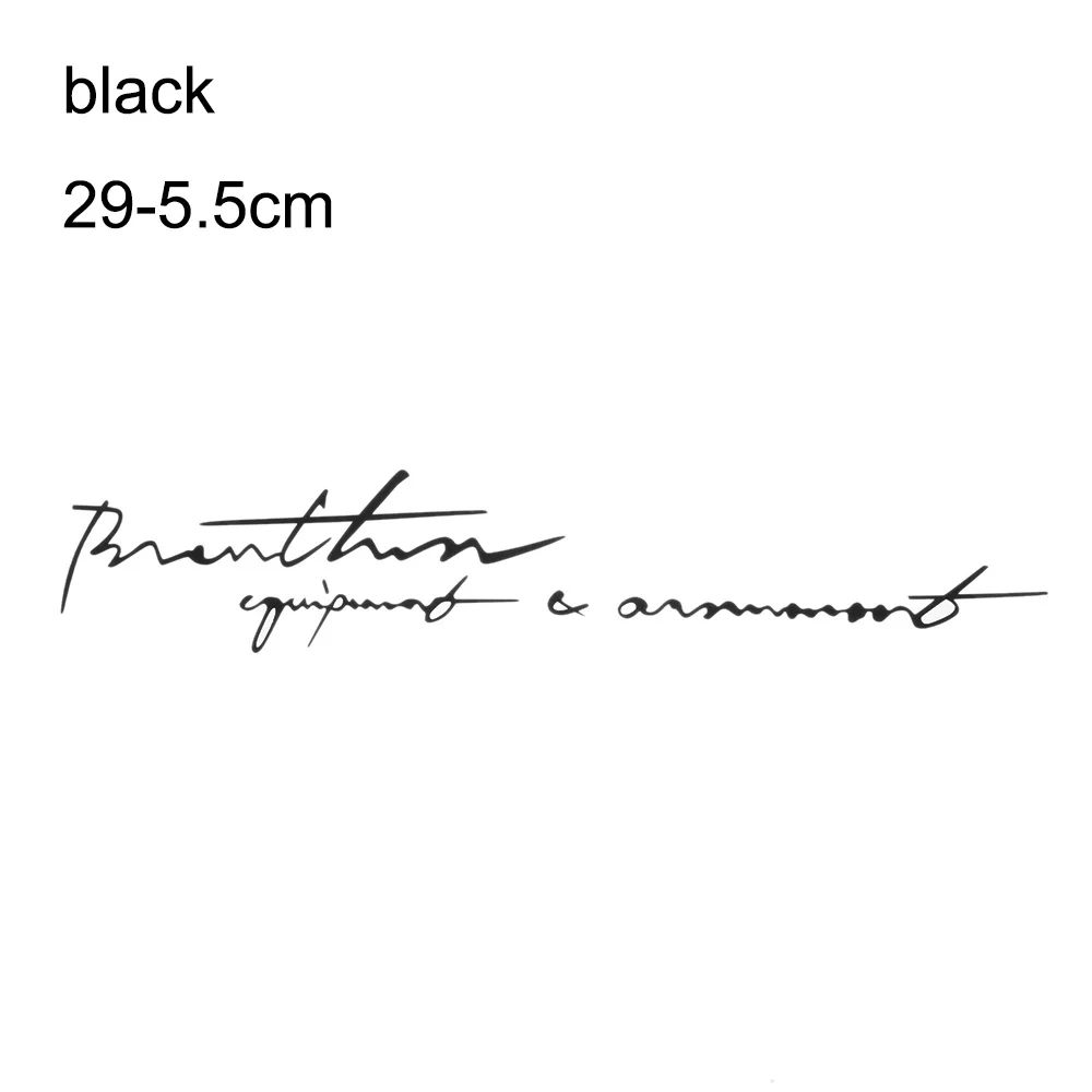 

Черно-белая оригинальная наклейка с надписью на английском языке, наклейка, водонепроницаемые аксессуары для украшения автомобиля