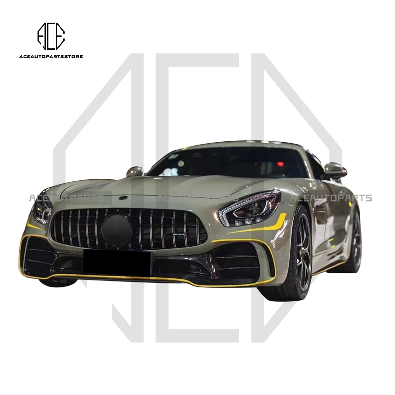 Для Benz GT AMG Обновление GTR стиля заднего крыла Комплекты кузова Передний задний