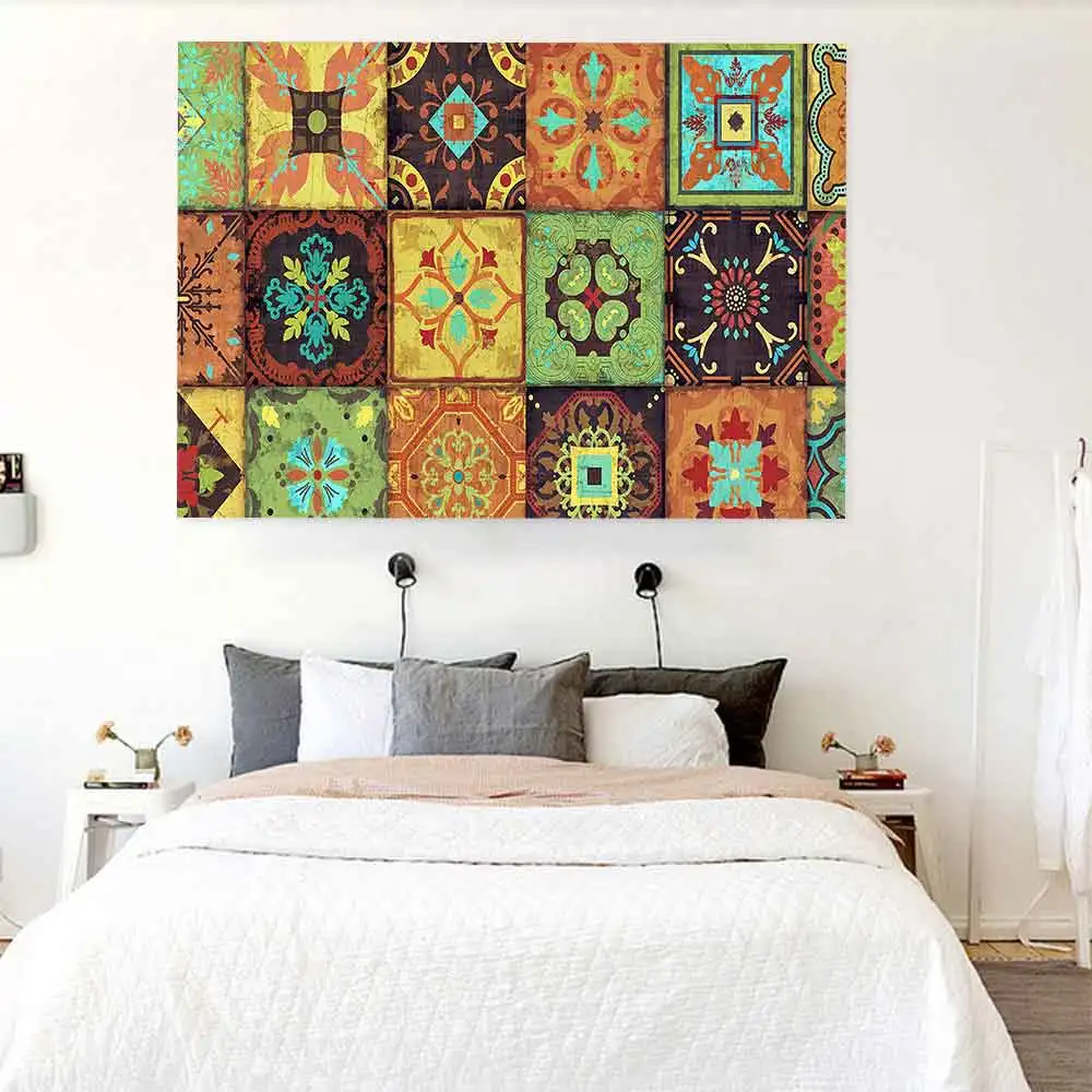 

Simsant Cartoon Dinosaur Tapestry Jungle Animals Psychedelic Forest Wall Hanging Tapestry for Living Room Bedroom Home Decor