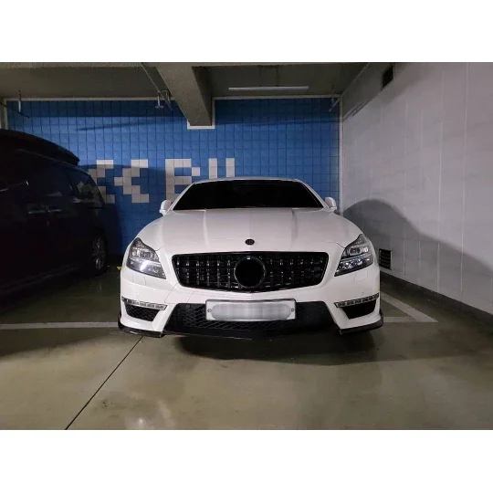 Передняя гоночная заготовка решетка бампера верхняя крышка решетки для Mercedes-Benz