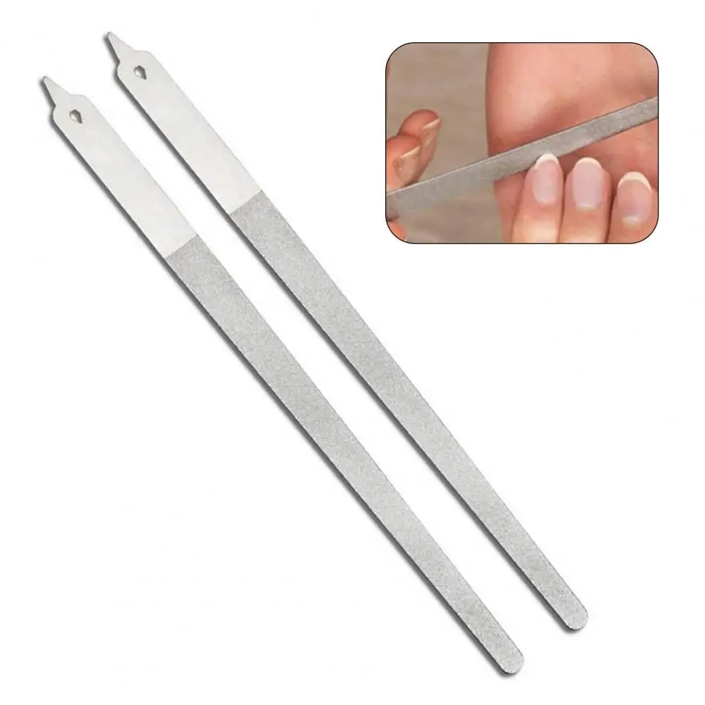 

Пилка для ногтей двусторонняя пилка для дизайна ногтей антиабразивная пилка для ногтей из нержавеющей стали пылеочиститель для ногтей шлифовальный инструмент для дизайна ногтей