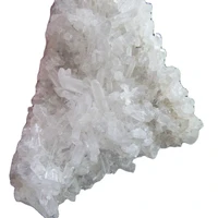 natural white quartz flowers crystal clusters decoration 346g