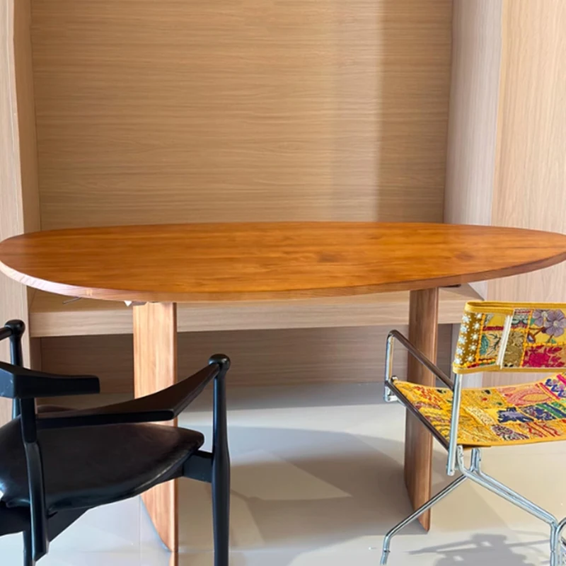 70 8 дюймов овальный кофейный обеденный стол деревянный кухонный креативный в