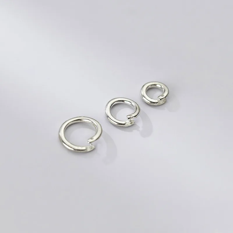 Открытое кольцо из серебра 925 пробы классические застежки-крючки для