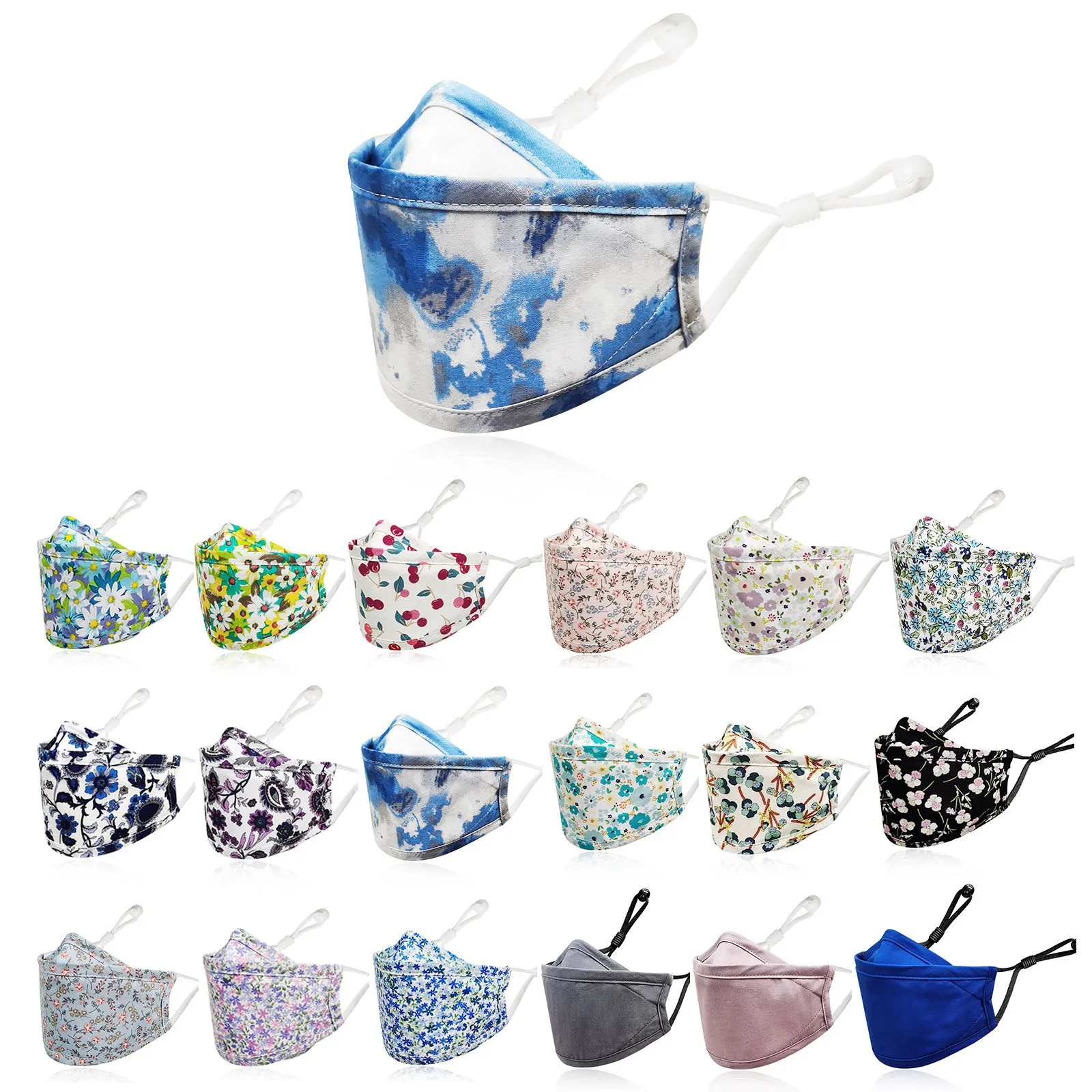 

Маска многоразовая для лица Pm2.5, из хлопка, многоразовая