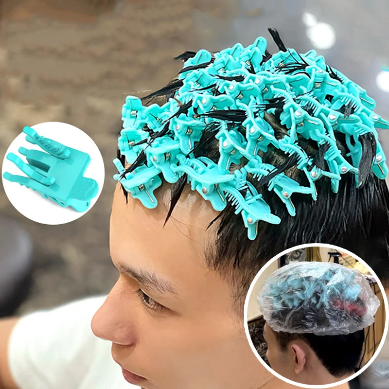 3 шт. S/M/L многоразовые заколки для завивки волос зажимы мужчин парикмахерская