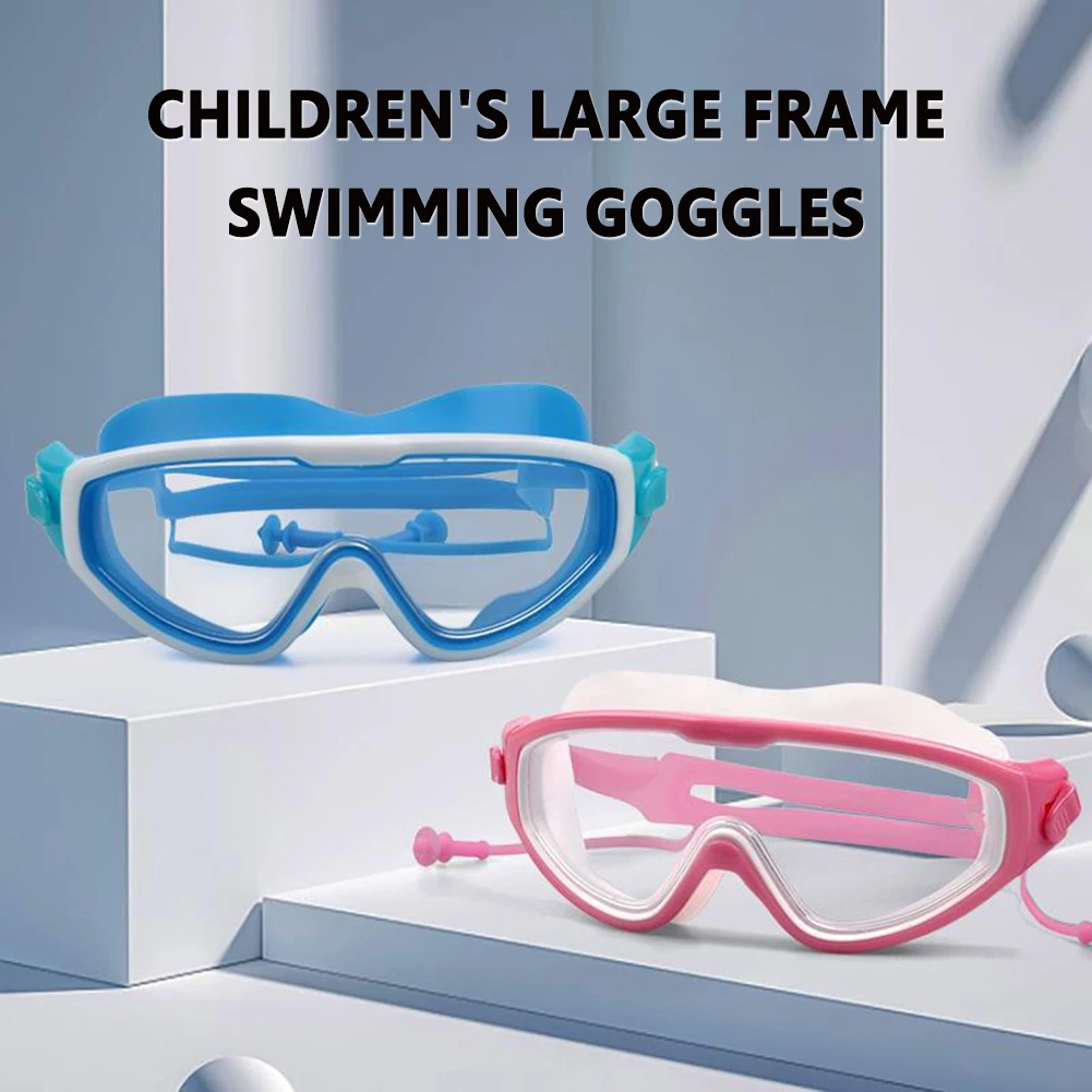 

Children Swimming Goggles Silicone Swim Glasses Waterproof Anti-fog Pool Glasses for Boys Girls Kids Diving Snorkeling Eyewear