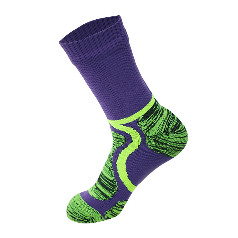 Xlwsbcr Mid-tube Ski Socks Cycling Camping Sports Wading Breathable Warm Men's and women's Outdoor Waterproof Socks