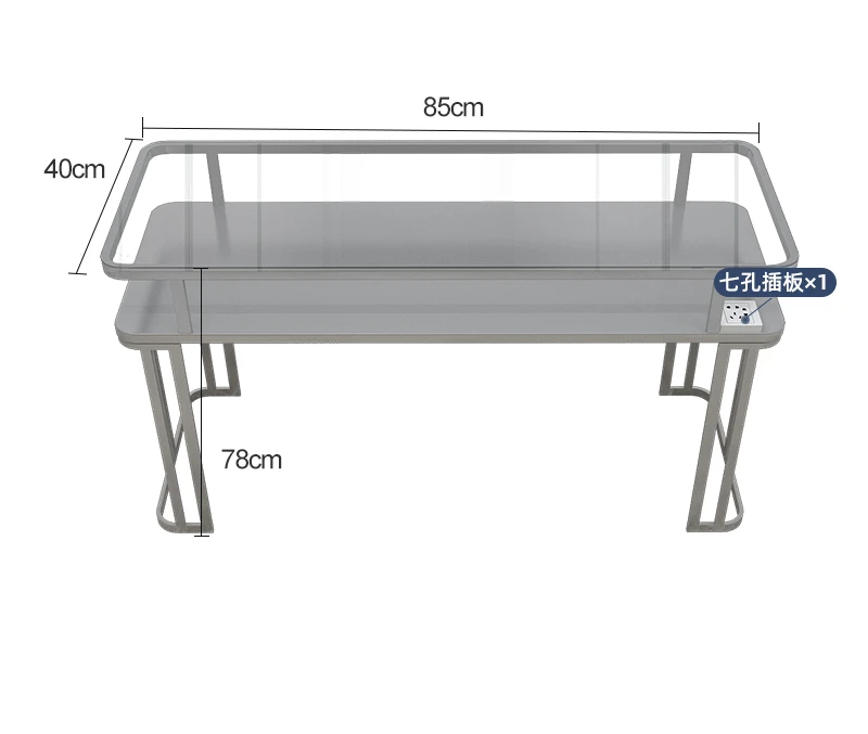 Серебряная ткань и Набор стульев для одинарной двойной трехместной мраморной