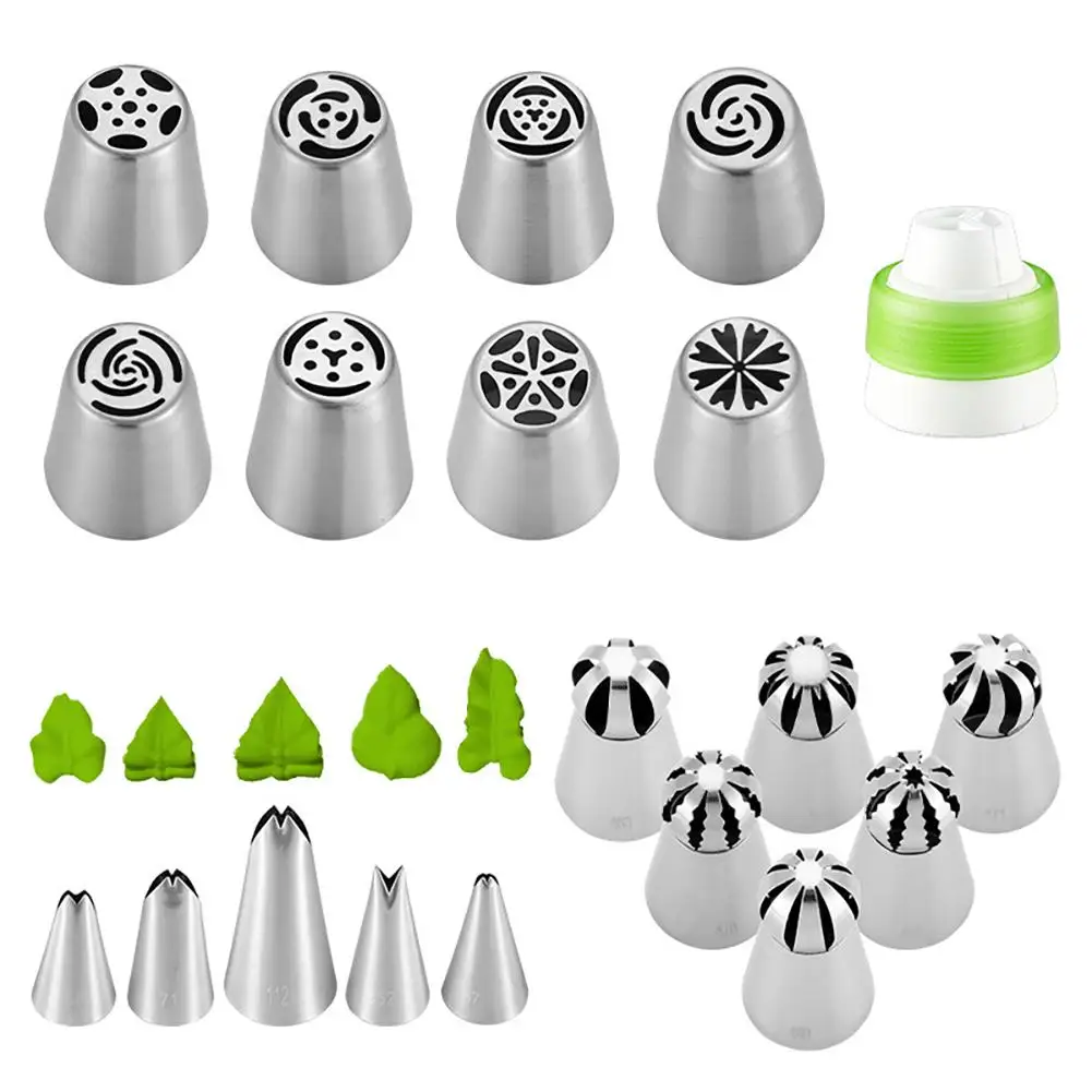 

Baking Cake Decoration Piping Nozzles Stainless Steel Baking Tools Kitchen Cream Pastry Cake Decorating Tool Kitchen Accessories