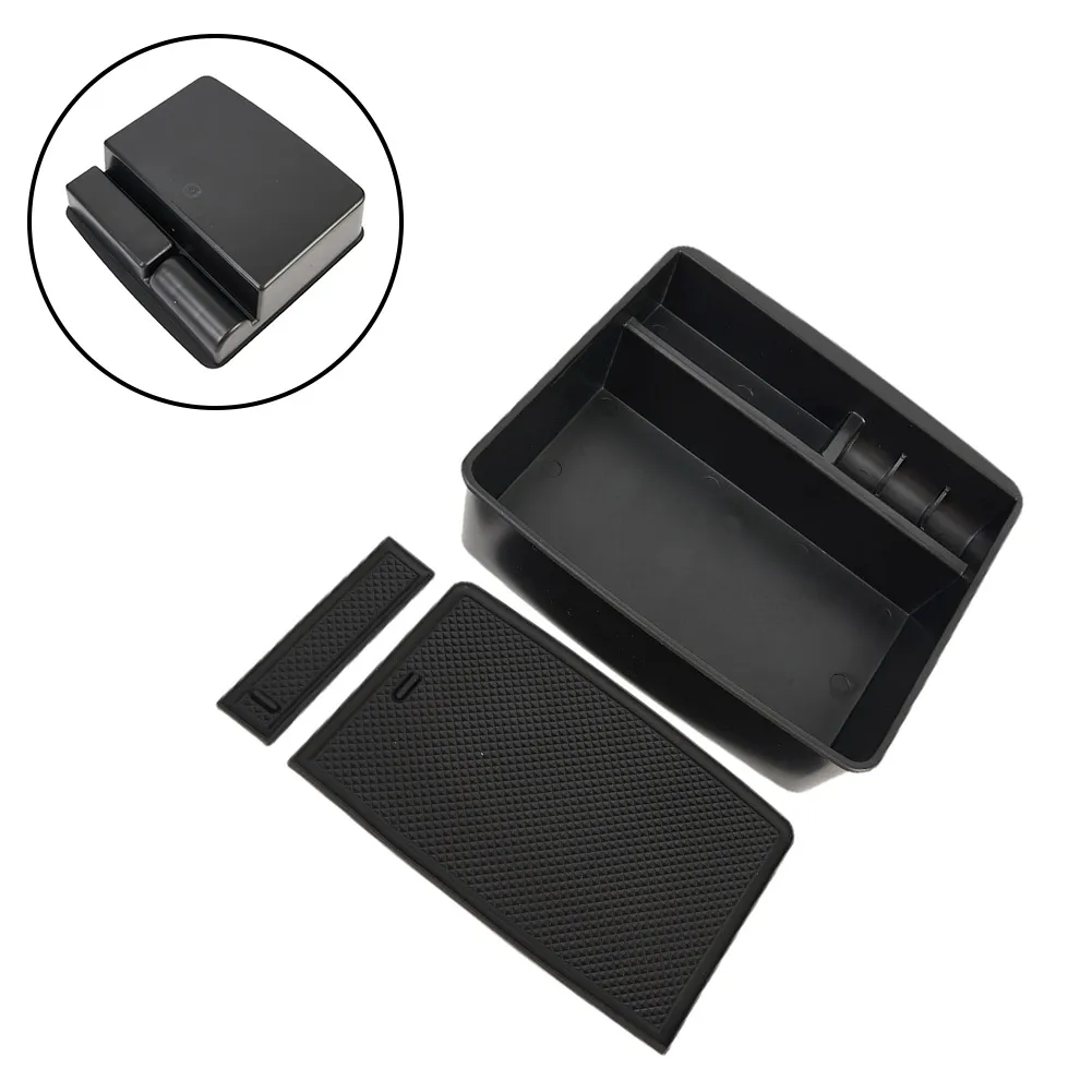 

17.3*16CM Black Refrigerator Center Cover Storage Box For Toyota Land Cruiser Prado FJ 120 Car Storage Boxes Auto Parts