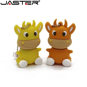 Внешний флэш-накопитель JASTER, компактный USB 2,0 накопитель из коровьей кожи, 4 ГБ 8 ГБ 16 ГБ 32 ГБ 64 ГБ